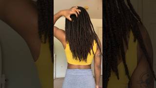 When I Saw My SemiFreeform Locs Almost At Waistlength locjourney [upl. by Jewel]