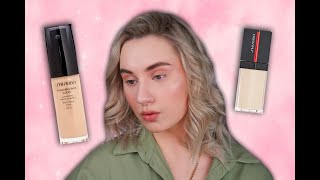 SHISEIDO  Synchro Skin Glow Luminizing Fluid Foundation и SelfRefreshing Concealer  Обзор [upl. by Nylkoorb]