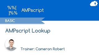 AMPscript Lookup  Salesforce Marketing Cloud Functions in 5 minutes [upl. by Htebaras]