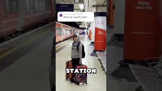 Gatwick express ticketing 🚂 gatwickairport travel london [upl. by Aisyla722]