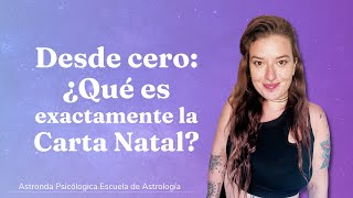 QUE ES una CARTA ASTRAL y para que SIRVE [upl. by Boys]