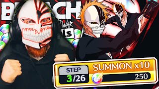 I SUMMONED FOR VISORED ICHIGO IN 2024 FIERCE BATTLE JUGULATORS SUMMONS Bleach Brave Souls [upl. by Niwrud90]