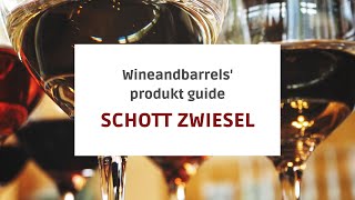 Schott Zwiesel Vervino wine glass  Wineandbarrels AS [upl. by Nappie]