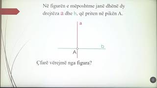 4 02 025  Java e pestë  Matematikë  Drejtëzat normale [upl. by Lacefield]