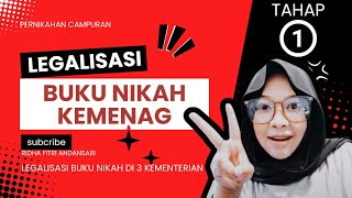 Apostille Legalisasi Buku Nikah di Kemenag Menikah dengan WNA  Pernikahan Campuran [upl. by Mcspadden]