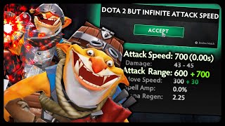 Dota 2 But Infinite Attack Speed [upl. by Bradway]