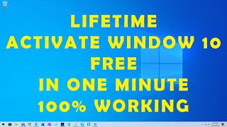 How to activate windows 10 without any key 100 working  how to activate windows10 [upl. by Aniroc]