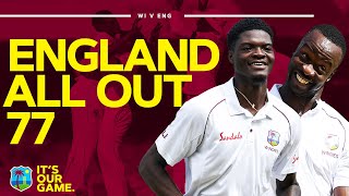 🔥 Unplayable Fast Bowling  Windies Quicks Bowl Opposition Out For 77  West Indies v England [upl. by Reviel]