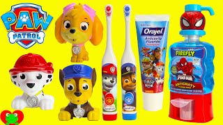 Paw Patrol Brush Teeth Surprises Shopkins Season 6 [upl. by Blanche861]