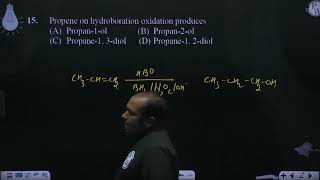 Propene on hydroboration oxidation produces [upl. by Sekyere]