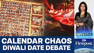 Hindu calendar Vikram Samvat Stirs Debate Over Diwali Date  Vantage with Palki Sharma [upl. by Arand]