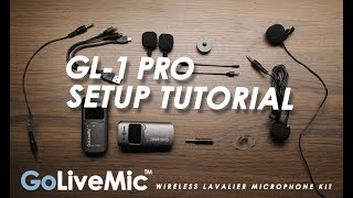 GoliveMic GL1 Pro Basic Tutorial on Setting Up with Phones and Laptop [upl. by Gnilrac]