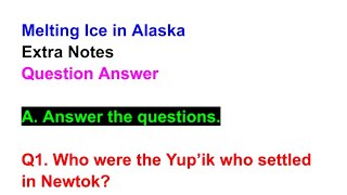 Melting Ice In Alaska  Extra Notes  Question Answer  Gulmohar  Class 8 [upl. by Ellehcrad174]