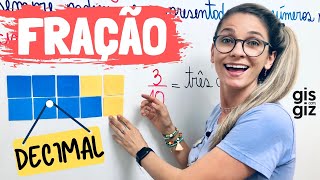 FRAÇÕES DECIMAIS MATEMATICA \Prof Gis MATEMÁTICA BÁSICA [upl. by Dionisio]