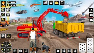 City Road Construction Simulator  Real JCB 3DX BACKHOE LOADER Construction 🏗️ Android Gameplay [upl. by Mallissa]