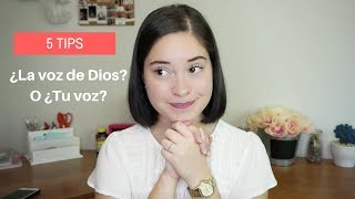 ¡Reconoce la voz de Dios  5 Tips [upl. by Sykes777]