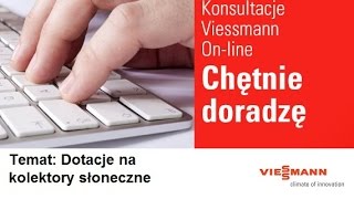 Viessmann Webinarium  dotacje na kolektory słoneczne [upl. by Adnerb]