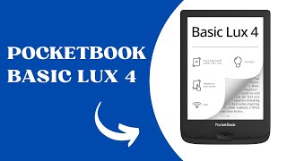 PocketBook Basic Lux 4  Lector de libros electrónicos  Tecnología de tinta electrónica [upl. by Colet]