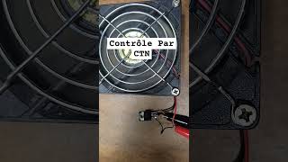 Contrôle Par CTN Thermistance Contrôler un ventilateur par CTN CTP MOSFET IRFZ44N Résistance 2k2 [upl. by Aehsrop]