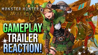 NEW Monster Hunter Wilds Gameplay Trailer Unveiled Official REACTION [upl. by Elmer]