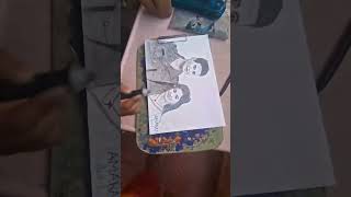 amaran drawing saipallavi sivakarthikeyan [upl. by Bilac]