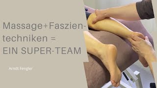 So einfach lassen sich Faszientechniken in die Wadenmassage einbetten [upl. by Cello]