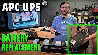 How to Replace APC UPS Batteries RBC [upl. by Rhine]