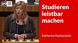 Studieren leistbar machen  Katharina Kucharowits [upl. by Gonzalez]