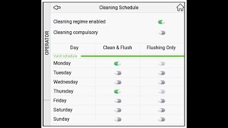 Cafitesse Quantum Touch  Set Cleaning times [upl. by Maleki]