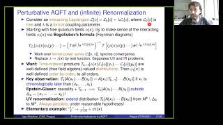 Igor Khavkine  Finite renormalizations in locally covariant perturbative algebraic QFT [upl. by Ruthy]