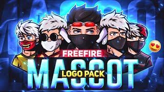 🔵 BEST FREE FIRE CARTOON MASCOT LOGO PACK  FREE FIRE AND GAMING MASCOT LOGO PACK 🟣 [upl. by Kalila]