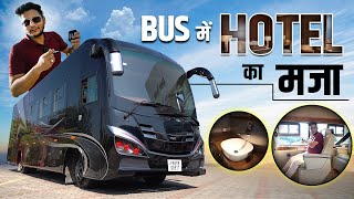 Signature Motorhome ₹15 करोड़ की बस को बना दिया होटल Bedroom के साथ Toilet [upl. by Wootan]