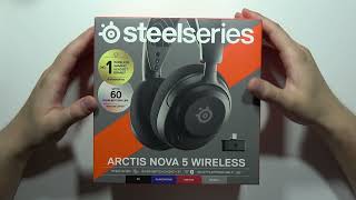 SteelSeries Arctis Nova 5 Wireless Unboxing [upl. by Freyah]