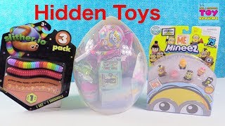 Shopkins SquishDeeLish Slitherio Disney Pikmi Pops Giant Surprise Egg Toy  PSToyReviews [upl. by Elburr729]