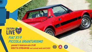 CULTURA LIVE  FIAT X19 PICCOLA GRANTURISMO [upl. by Atterg]