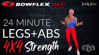 Bowflex® Live I 24Minute Legs  Abs [upl. by Nahsaj]