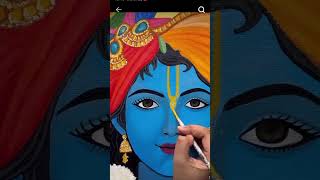 orderwork krishna painting song viralshorts TheArtist426 ShikhasSketching [upl. by Hares]