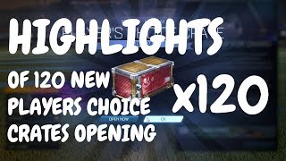 Rocket League 120 PCC OPENING HIGHLIGHTS TW SOLARFLARE 3 DISSOLVERS amp MORE [upl. by Platon]