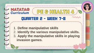 Matatag PE amp Health 4 Quarter 2 Week 78 [upl. by Eulaliah]