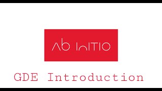 Ab Initio GDE Introduction [upl. by Niamrahc]