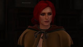 Witcher 3 Dijkstra laughs as Geralt hurts Triss feelings [upl. by Wickman]