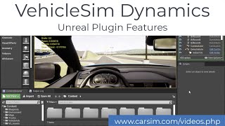 Mechanical Simulations VehicleSim Dynamics Plugin for Unreal Engine [upl. by Ellehsim456]