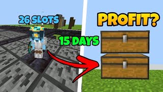 I ComeBack in Skyblock after 15 Days  How much profit craftersmc [upl. by Roumell]