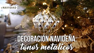 TENDENCIA NAVIDEÑA DECORACIÓN METÁLICAS [upl. by Nana260]