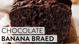 Double Chocolate Banana Bread  Sallys Baking Recipes [upl. by Eniahs]