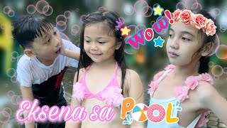 IBAT IBANG EKSENA SA POOL  COMEDY  KAHIT BATA PA AKO CAST [upl. by Putscher]