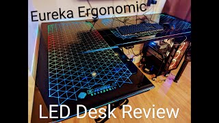 Eureka Ergonomic LED desk review [upl. by Eerased708]