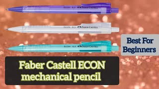 Faber Castell ECON 05 mm  Mechanical Pencil Review and Intro to mechanical pencils in Pakistan [upl. by Grissel]