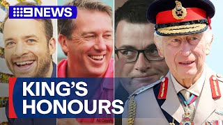 More than 700 Australians recognised in Kings Birthday honours list  9 News Australia [upl. by Annahahs]