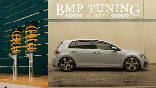 MK75 Golf GTI KW V2 Coilover Install amp review  BMP Tuning [upl. by Damour]